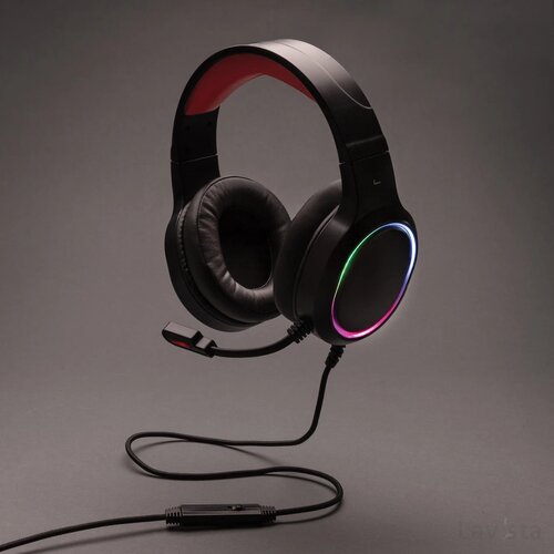 RGB-gamingheadset zwart