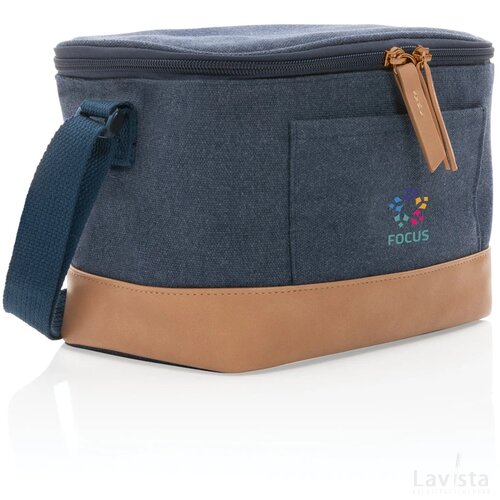 Impact AWARE™ 16 oz. rcanvas koeltas voor zes blikjes blauw