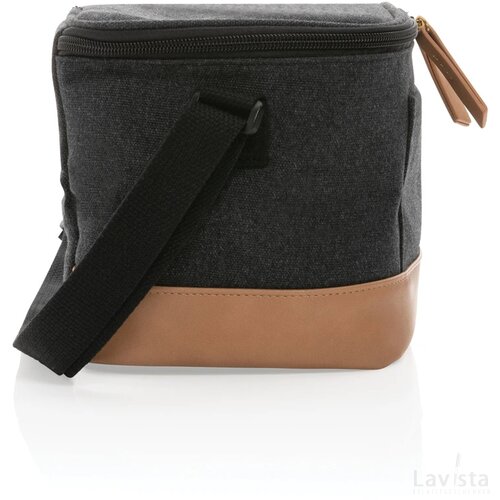 Impact AWARE™ 16 oz. rcanvas koeltas voor zes blikjes zwart