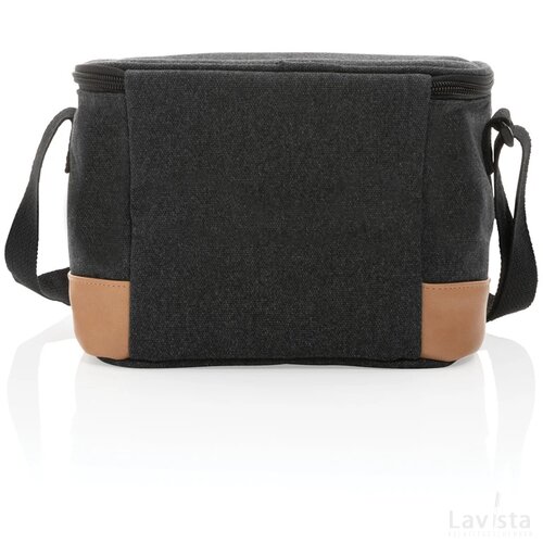 Impact AWARE™ 16 oz. rcanvas koeltas voor zes blikjes zwart