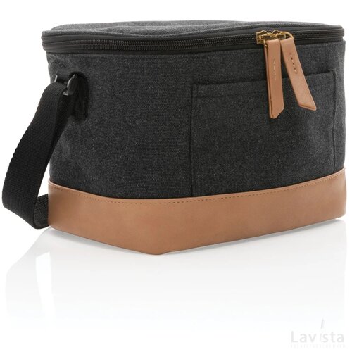 Impact AWARE™ 16 oz. rcanvas koeltas voor zes blikjes zwart