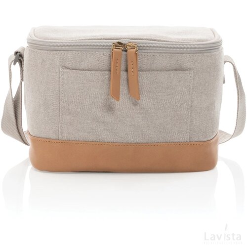 Impact AWARE™ 16 oz. rcanvas koeltas voor zes blikjes grijs