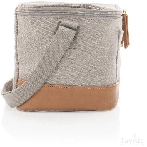 Impact AWARE™ 16 oz. rcanvas koeltas voor zes blikjes grijs