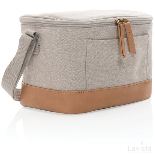 Impact AWARE™ 16 oz. rcanvas koeltas voor zes blikjes grijs