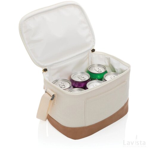 Impact AWARE™ 16 oz. rcanvas koeltas voor zes blikjes gebroken wit