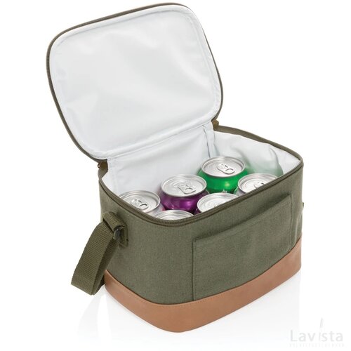 Impact AWARE™ 16 oz. rcanvas koeltas voor zes blikjes groen
