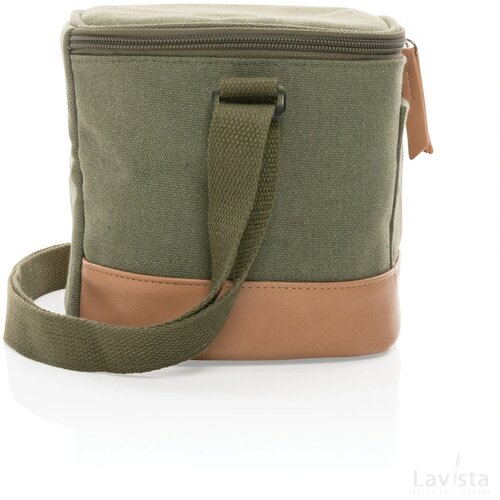 Impact AWARE™ 16 oz. rcanvas koeltas voor zes blikjes groen