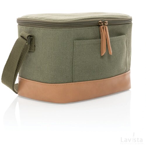 Impact AWARE™ 16 oz. rcanvas koeltas voor zes blikjes groen