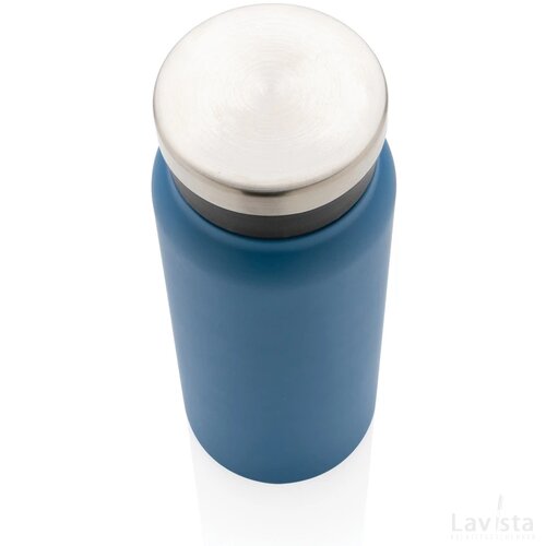 RCS gerecycled roestvrijstalen vacuümfles 600ML blauw