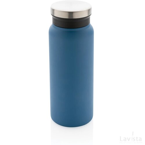 RCS gerecycled roestvrijstalen vacuümfles 600ML blauw