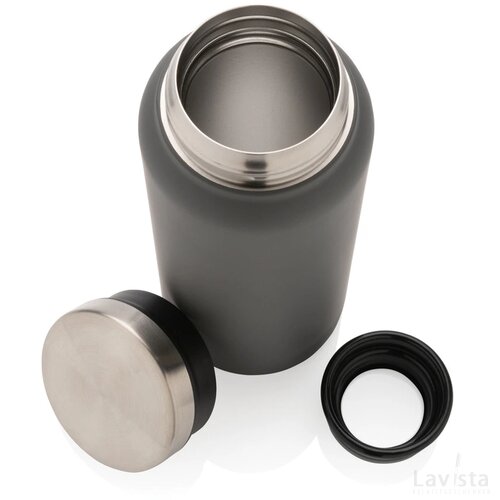 RCS gerecycled roestvrijstalen vacuümfles 600ML grijs
