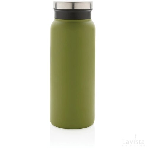 RCS gerecycled roestvrijstalen vacuümfles 600ML groen
