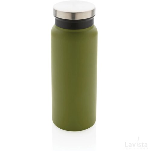 RCS gerecycled roestvrijstalen vacuümfles 600ML groen
