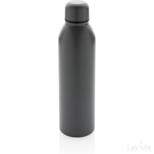 RCS gerecycled roestvrijstalen vacuümfles 500ML antraciet