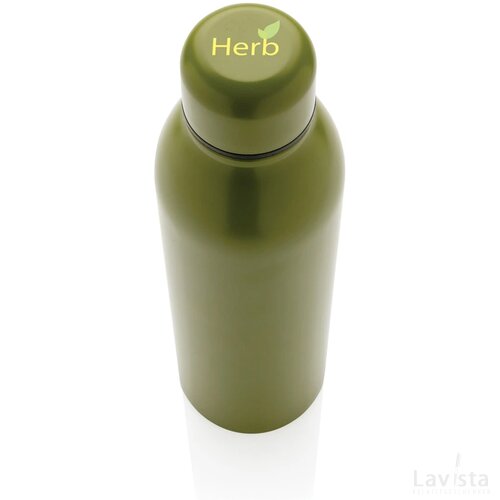 RCS gerecycled roestvrijstalen vacuümfles 500ML groen