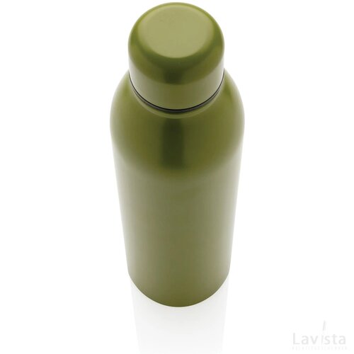 RCS gerecycled roestvrijstalen vacuümfles 500ML groen
