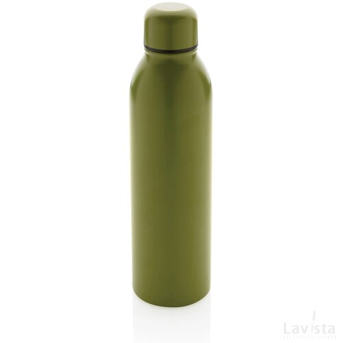 RCS gerecycled roestvrijstalen vacuümfles 500ML groen