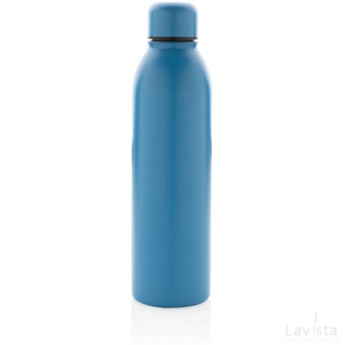 RCS gerecycled roestvrijstalen vacuümfles 500ML blauw