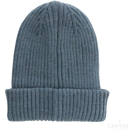 Impact AWARE™ Polylana® dubbel gebreide beanie sage blue