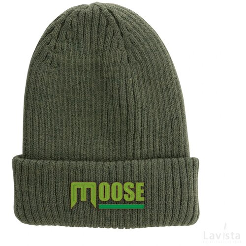Impact AWARE™ Polylana® dubbel gebreide beanie groen