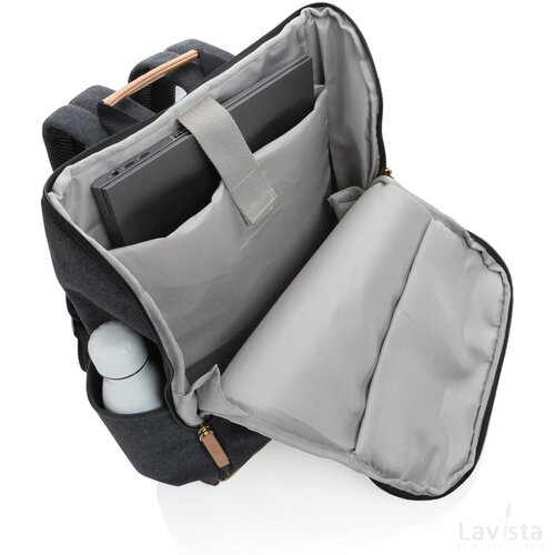 Impact AWARE™ 16 oz. rcanvas 15 inch laptoprugzak zwart
