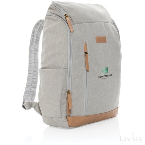 Impact AWARE™ 16 oz. rcanvas 15 inch laptoprugzak grijs