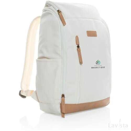 Impact AWARE™ 16 oz. rcanvas 15 inch laptoprugzak gebroken wit