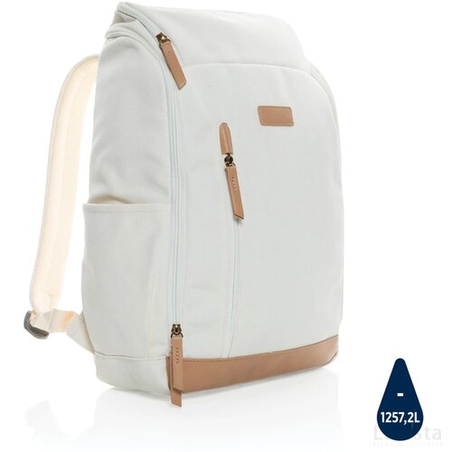 Impact AWARE™ 16 oz. rcanvas 15 inch laptoprugzak gebroken wit