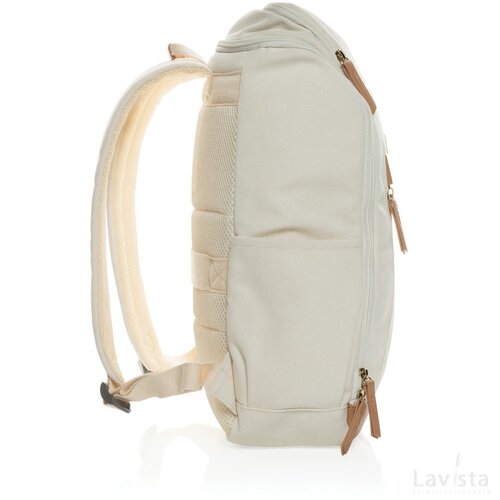 Impact AWARE™ 16 oz. rcanvas 15 inch laptoprugzak gebroken wit