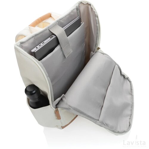 Impact AWARE™ 16 oz. rcanvas 15 inch laptoprugzak gebroken wit