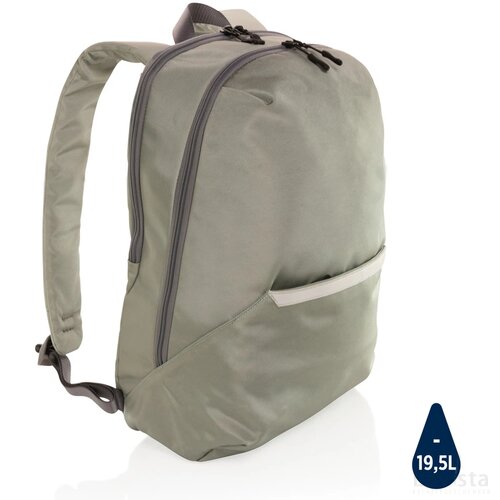 Impact AWARE™ 1200D 15.6'' modern laptoprugzak groen, grijs