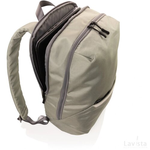 Impact AWARE™ 1200D 15.6'' modern laptoprugzak groen, grijs