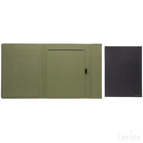 Impact Aware™ A4 portfolio met magnetische sluiting groen
