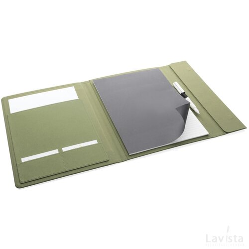 Impact Aware™ A4 portfolio met magnetische sluiting groen