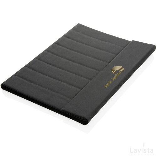 Impact Aware™ A4 portfolio met magnetische sluiting zwart
