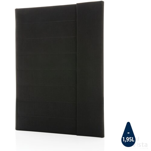 Impact Aware™ A4 portfolio met magnetische sluiting zwart