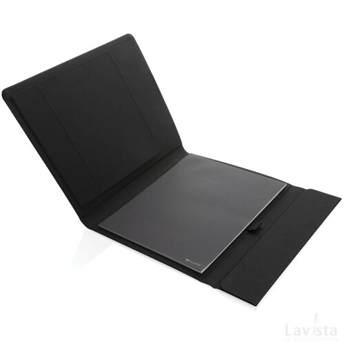 Impact Aware™ A4 portfolio met magnetische sluiting zwart