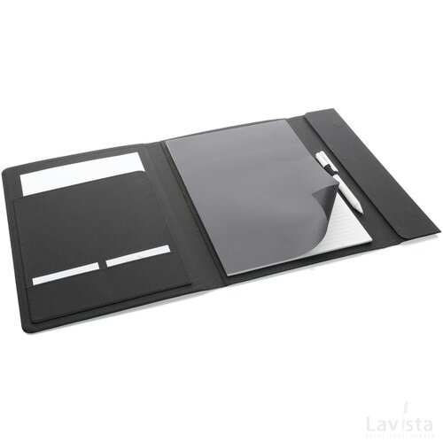 Impact Aware™ A4 portfolio met magnetische sluiting zwart