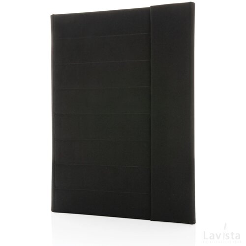 Impact Aware™ A4 portfolio met magnetische sluiting zwart