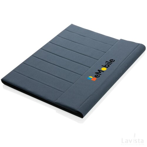 Impact Aware™ A4 portfolio met magnetische sluiting donkerblauw