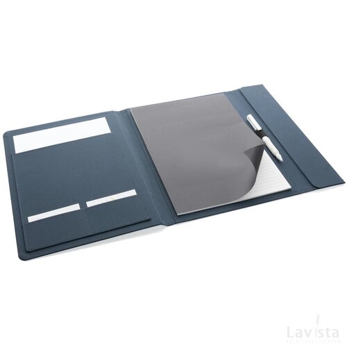 Impact Aware™ A4 portfolio met magnetische sluiting donkerblauw