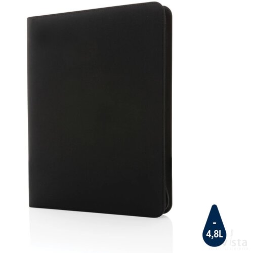 Impact Aware™ deluxe 300D tech portfolio met rits zwart
