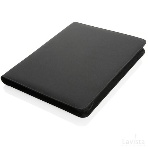 Impact Aware™ deluxe 300D tech portfolio met rits zwart