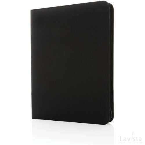 Impact Aware™ deluxe 300D tech portfolio met rits zwart