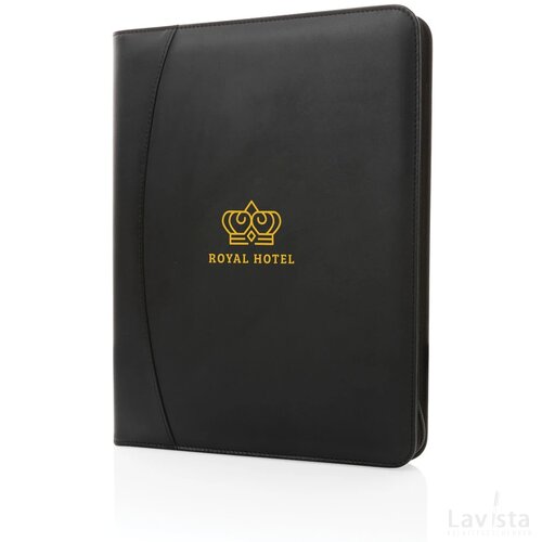 RCS rPU deluxe tech portfolio met rits zwart