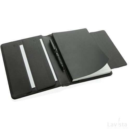 Swiss Peak Heritage RCS rPU steenpapier portfolio A5 zwart