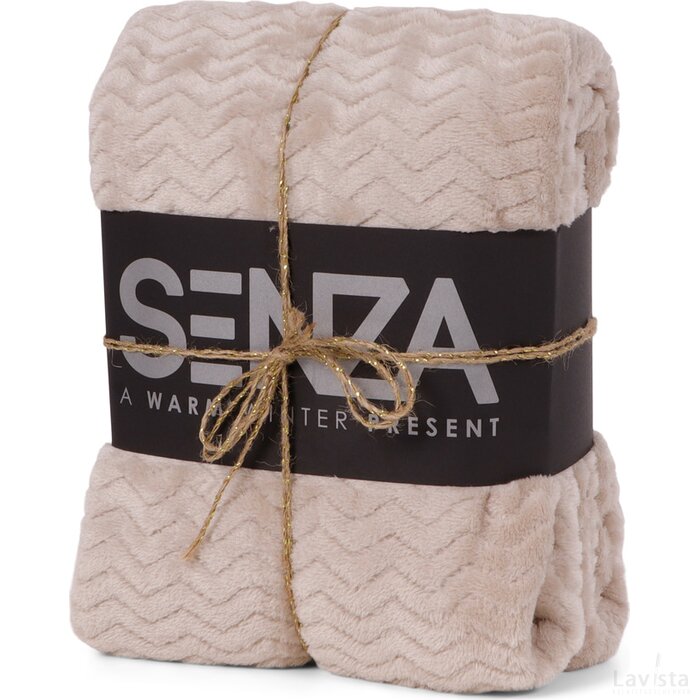 SENZA Gift Plaid Zand