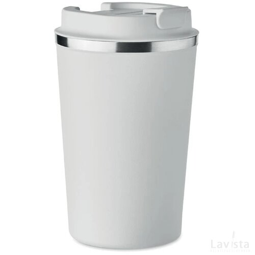 Dubbelwandige drinkbeker Brace wit