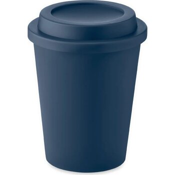 Dubbelwandige beker pp 300 ml Sora donker marineblauw