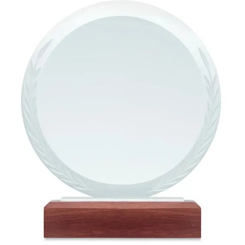 Ronde award plaquette Keen bruin